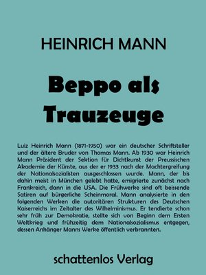 cover image of Beppo als Trauzeuge